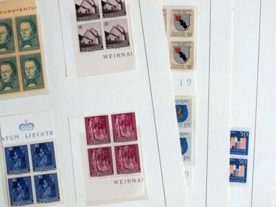 LIECHTENSTEIN 1964 Cpl XF MNH** Bloc YEAR SET, Buildings Seals Christmas Europe - Image 1 of 4