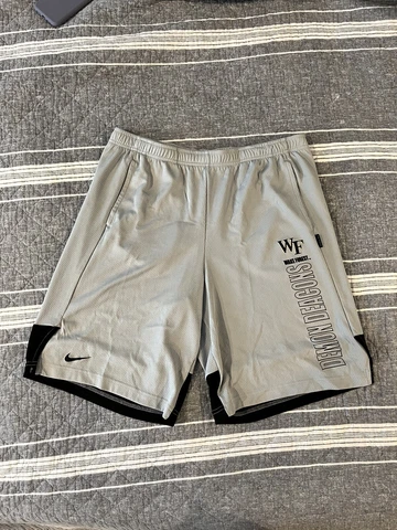 Wake Forest Demon Deacons Nike Dri Fit 10” Inseam Gray Shorts Size Large (L) Cover