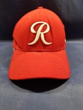 New Era Tacoma Rainiers Hat Red Stretch Fitted 39thirty Cap Size S/M (0074)