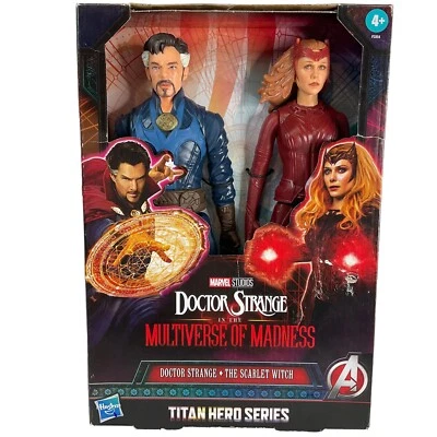Marvel Avengers Titan Hero Series 2pk Doctor Strange and The Scarlet Witch Nuevo Foto 1 de 4