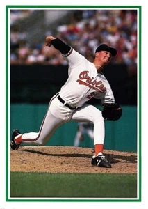 Ben McDonald Baltimore Orioles 1990 Score Rookie 5x7 Christmas greeting card NEW - Picture 1 of 1