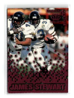 1995 Pacific - #RS-17 - James Stewart Rookies and Stars Raspberry - Jaguars - Image 1 of 2