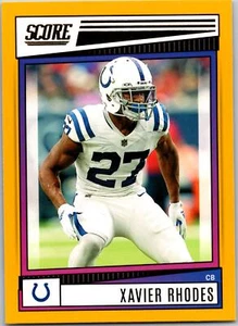 2022 Score #15 Xavier Rhodes Gold - Picture 1 of 2