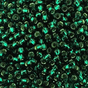TOHO Seed Beads Round Rocaille Size 8/0 28GM Silver Lined Blue Zircon TR-8-27BD - Picture 1 of 3
