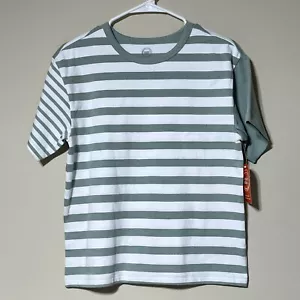 Wonder Nation Boys Short Sleeve Striped Shirt Size L (10-12). NWT! - Picture 1 of 5