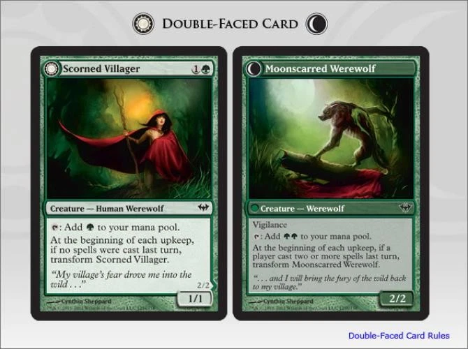 Scorned Villager (Moonscarred Werewolf) - Medium Play MTG Dark Ascension - Image 1 of 1