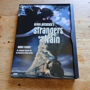 Strangers on a Train (DVD, 1951) Hollywood Original & British Version Hitchcock - Picture 1 of 5
