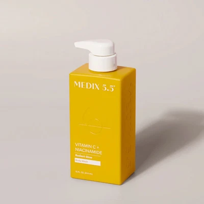 MEDIX 5.5 Vitamin C + Niacinamide Body Wash, Radiant Glow 15 fl oz (444 ml)