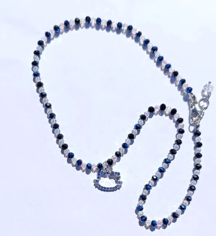 collana Hello Kitty Silver Blue  - Immagine 1 di 2