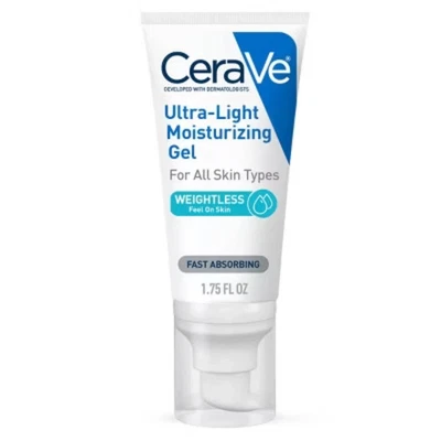 CeraVe 超轻保湿面部凝胶 - 1.75 液量盎司有效期至:2027 年 5 月 — 第 1/4 张图片