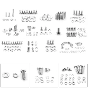Stainless Steel Small Block Engine Hex Bolt Kit For Chevy265 283 302 305 307 350 - Picture 1 of 8