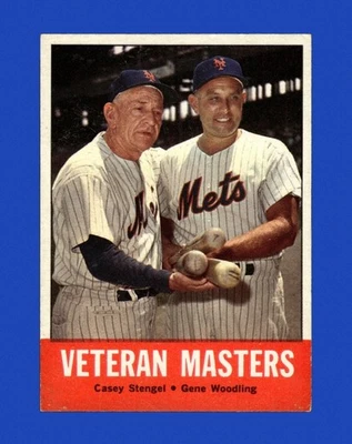 1963 Topps Set-Break # 43 C.Stengel/Woodling VG-VGEX *GMCARDS* - Imagem 1 de 2