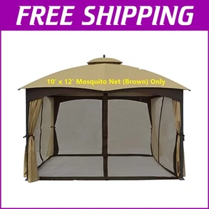 Easy-Fit 10' x 12' Mosquito Netting with Fire-Retardant Polyester Material - Picture 1 of 7