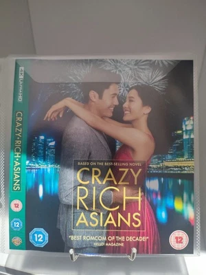 CRAZY RICH ASIANS 4K UHD ULTRA HD BLU-RAY *4K DISC & COVER ONLY* - Image 1 of 2