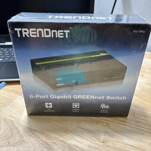 TRENDnet TEG-S80g switch Ethernet 8 porte Gigabit GREENnet desktop custodia in metallo - Foto 1 di 3