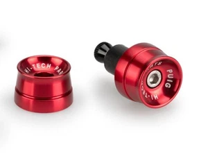 Puig Red Speed Bar Ends Suzuki V-Strom 650 XT 2015-2025 - Picture 1 of 3