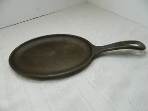 Lodge OS Cast Iron Oval Skillet 10"x7" Griddle Camping Fajitas Made In USA - Picture 1 of 5