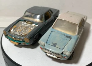 Lot USSR 1:43 FIAT-Siata 1500 & Mercedes-Benz 230 SL Pagoda for Parts - Picture 1 of 13