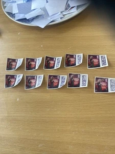 First Class Xmas Barcoded Unfranked Off Paper Stamps X 50 Face £85 Royal Mail - Picture 1 of 5
