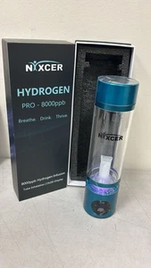 Nixcer Portable Hydrogen Water Pro Bottle 8000PPB H2, OLED, 5/10 Min Mode, USB-C - Picture 1 of 12