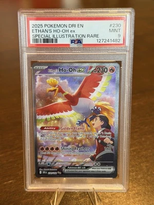 Pokémon Ethans Ho-Oh EX 230/182 SIR Destined Rivals PSA 9 - Quick shipping - Image 1 of 2