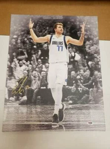 LUKA DONCIC Autographed NBA 16x20 canvas print..100% Authentic with PSA/DNA COA - Picture 1 of 2