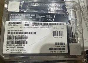 Intel Optane P4800x 375GB SSD HPE U2 NVME PCIE Solid State Drive SSDPE21K375GAP1 - Picture 1 of 2