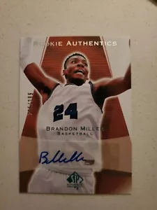 Brandon Miller 2022 UD SP Rookie Authentics Autograph 03t-BM #205/299 - Picture 1 of 4