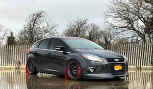 KBD Body Kits BDS Style Polyurethane Front Lip Fits Ford Focus 5dr / Sedan 12-14 - Picture 1 of 6