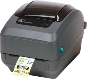 Zebra GK420t USB Parallel Serial Thermal Transfer Label Printer REF W/WARRANTY - Picture 1 of 2