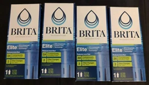 4 Brita Replace Elite Water Filter Filters 3X Contaminants Lasts 6 Months! - Picture 1 of 1