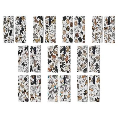 HEAD CASE DOG BREED PATTERNS LEATHER BOOK WALLET CASE FOR MICROSOFT NOKIA PHONES - Image 1 of 4