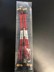 SMA Female Bulkhead to MCX Plug Right Angle Semi-Flexible Precision Cable 19cm - Picture 1 of 5
