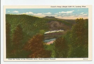 Cammelli Gobba dalla Valle del Fiume Winooski Guardando Ovest Vermont Cartolina VT - Foto 1 di 2