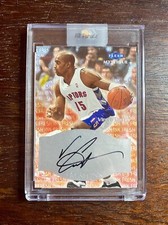 1999-2000 Fleer Mystique Fresh Ink Auto Vince Carter