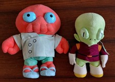 Futurama Zoidberg and Kif Plush