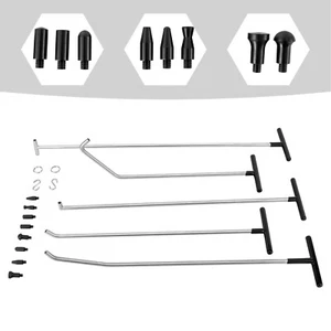 Auto Body PDR Tools Push Rods Kit Paintless Dent Repair Hail Removal Tool Set - Picture 1 of 12