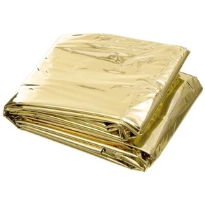 Manta térmica de emergencia recubierta de plata/oro aislante de seguridad de supervivencia - Imagen 1 de 2