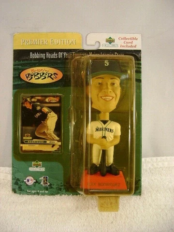 UPPER DECK BOBBIN BOBBERS ALEX RODRIGUEZ MARINERS BOBBLEHEAD NEW Cover