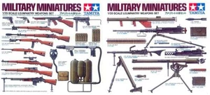 Tamiya 35121 1/35 Scale Military Model Kit WWII U.S Army Infantry Weapons Set - Foto 1 di 1