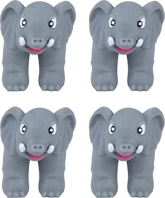 Juego de 4 marionetas de dedo para caminar educativas y divertidas de plástico con temática de animales de la selva Foto 1 de 4