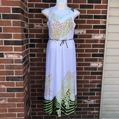 Diamond Head Mujer Talla 16 Hawaiano Vestido Y Chaqueta Vintage Años 70’s Foto 1 de 4