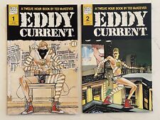 Eddy Current #1,2 (1987; Mad Dog Graphics/Comics) 2 Book Lot VF