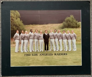 1983 LA Raiders Coaching Staff 16x20 Color Studio Photo w/ Flores Shell CHAMPS! - Picture 1 of 4