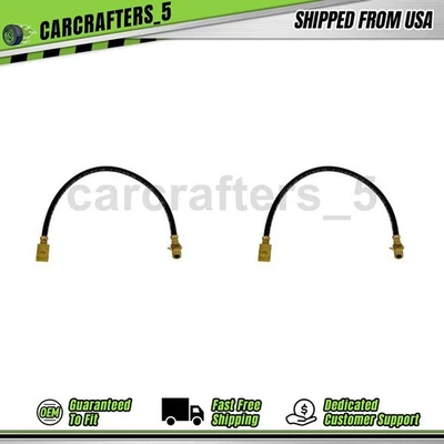 2 mangueiras hidráulicas de freio dianteiro para 1980 International Harvester S1824 5,7L - Imagem 1 de 4