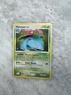 Venusaur - 20/132 - Pokemon Secret Wonders Holo Card  SWIRL!! - Image 1 of 4