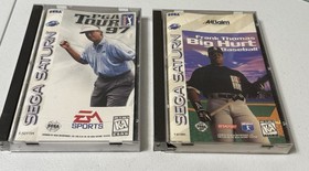 Frank Thomas Big Hurt Baseball & PGA 97 (Sega Saturn)