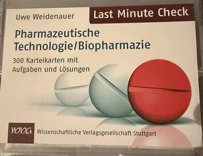 Last Minute Check - Pharmazeutische Technologie/Biopharmazie - Bild 1 von 3