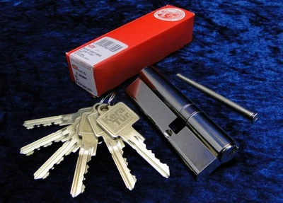 Cilindro porta BKS B-3127 35/60 & 6 chiavi, cilindro profilato PZ, funzione pericolo - Immagine 1 di 3