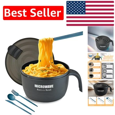 Cocina ramen apta para lavavajillas con palillos - perfecta para la vida en el dormitorio Foto 1 de 4